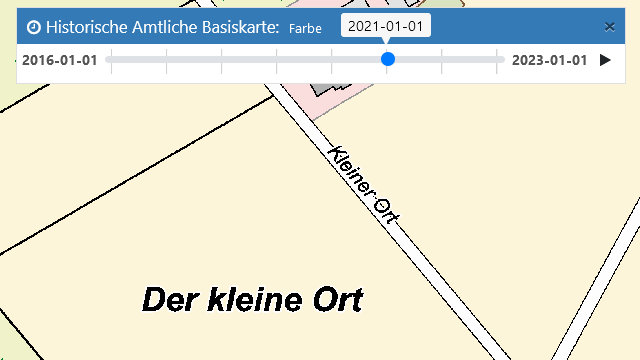 Neue Kartenwerke mit Zeitauswahl