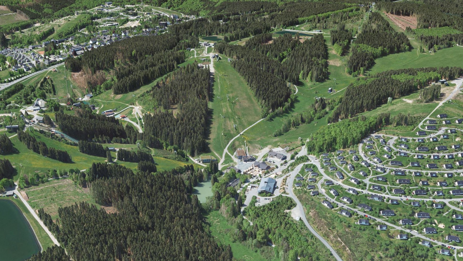 Ausschnitte aus dem 3D-Mesh: Winterberg