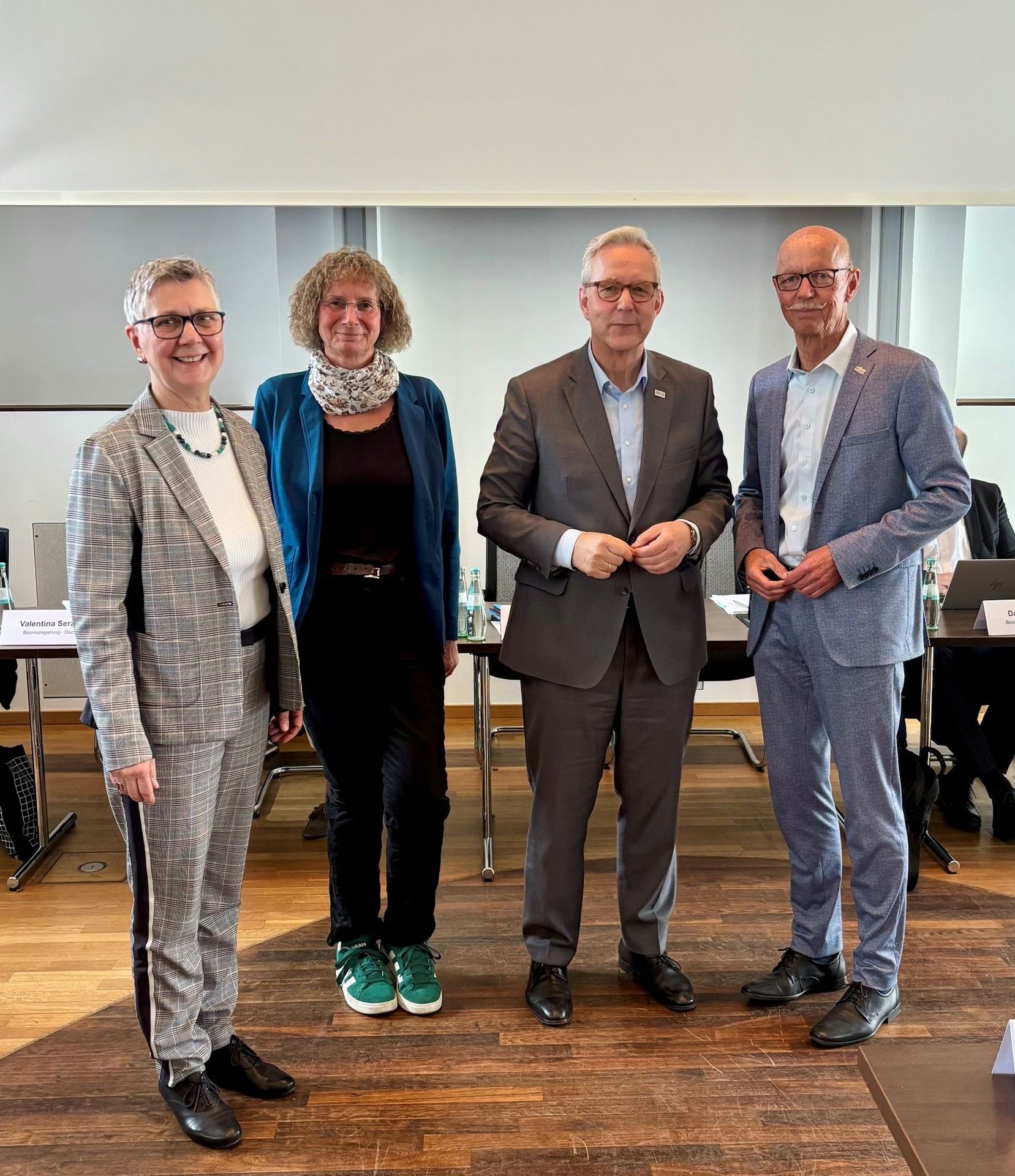 v.l.n.r. Heike Steinhäuser (SPD), Doris Kurschilgen (GRÜNE), Gregor Lange (RP), Harald Zillikens (CDU) Foto zur redaktionellen Nutzung im Rahmen der Berichterstattung frei, unter Angabe der Quelle.