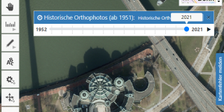 TIM-online: Düsseldorfer Landtag im Orthophoto