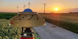 Satellitengestützte GNSS-Messung auf Festpunkt (Geobasis NRW)