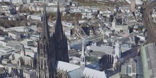 3D-Mesh-Bild des Kölner Doms.