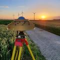 Satellitengestützte GNSS-Messung auf Festpunkt (Geobasis NRW)