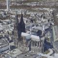 3D-Mesh-Bild des Kölner Doms.